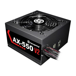 Apexgaming 美商艾湃电竞 AX-550 V2 铜牌（85%）非模组ATX电源 550W