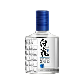 泸州老窖 泸州白瓶 42%vol 浓香型白酒 125ml*6瓶 整箱装