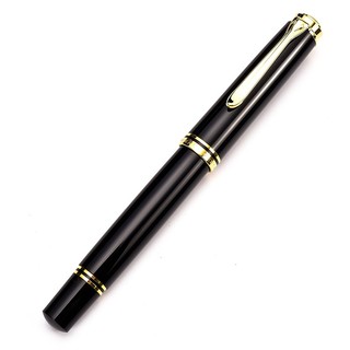 Pelikan 百利金 钢笔 M800 黑色金夹 EF尖 礼盒装