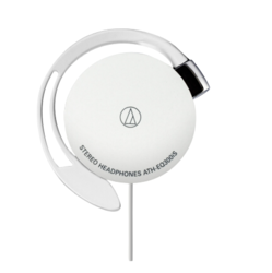 audio-technica 铁三角 EQ300iS 通话版 压耳式挂耳式有线耳机 白色 3.5mm