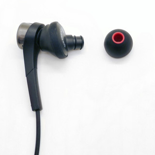 audio-technica 铁三角 CKS55Xis 入耳式动圈有线耳机 黑色 3.5mm