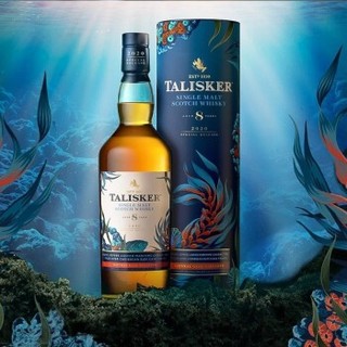 帝亚吉欧组合：Talisker泰斯卡 8年2020sr限定 单一麦芽苏格兰威士忌700ml+尊尼获加 黑牌苏格兰威士忌 1L