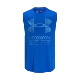 UNDER ARMOUR 安德玛 Velocity 男子运动背心 1362303-486 蓝色 M