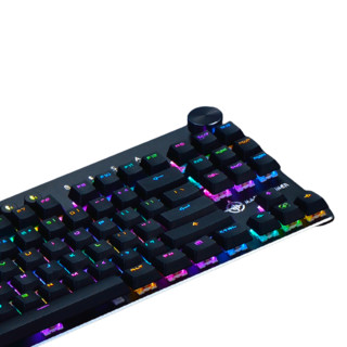 魔炼者 MK11 87键 双模无线机械键盘 黑色 国产青轴 RGB