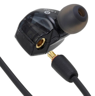铁三角 LS300iS 入耳式挂耳式动铁有线耳机 黑色 3.5mm