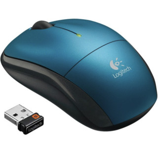 logitech 罗技 M215 2.4G 优联 无线鼠标 1000DPI 蓝色