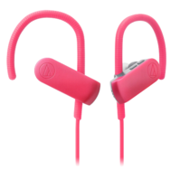 铁三角 ATH-SPORT50BT 入耳式颈挂式蓝牙耳机 粉色
