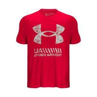 UNDER ARMOUR 安德玛 Velocity 男子运动T恤 1363065-608 红色 XL