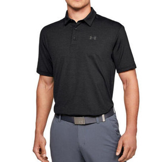 UNDER ARMOUR 安德玛 Playoff 男子POLO衫 1351131-001 黑色 XXL