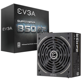 EVGA 850 P2 白金牌（92%）全模组ATX电源 850W