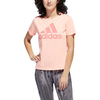 adidas 阿迪达斯 Bos Logo Tee 女子运动T恤 GK0314 浅闪光橙 M