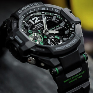 CASIO 卡西欧 G-SHOCK系列 52.1毫米石英腕表 GA-1100-1A3