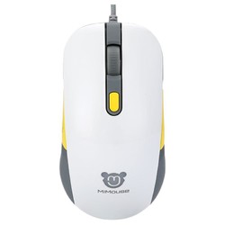 MiMouse 咪鼠科技 M1 有线鼠标 4000DPI 黄色