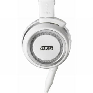 AKG 爱科技 K452 压耳式头戴式有线耳机 白色 3.5mm