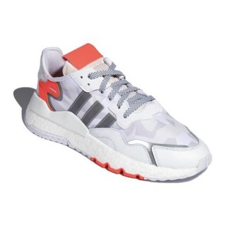 adidas Originals Nite Jogger 中性休闲运动鞋 FV1310 白/米色/灰色/信号粉 40