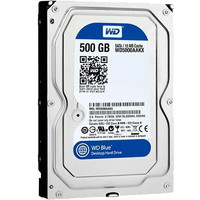 Western Digital 西部数据 蓝盘系列 3.5英寸 台式机硬盘 500GB（SMR、7200rpm、16MB）WD5000AAKX