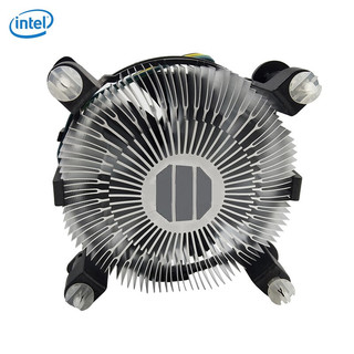 Intel英特尔原装风扇 铝芯CPU散热器 全新 黑色