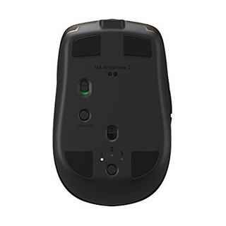 logitech 罗技 MX Anywhere 2 2.4G蓝牙 优联 双模无线鼠标 1000DPI 黑色