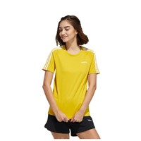 adidas NEO W Ce 3s Tee 女子运动T恤 GP5574 黄/白 XL