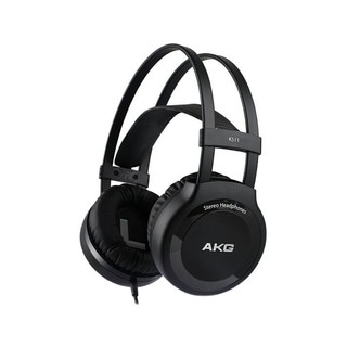 AKG 爱科技 K511 压耳式头戴式有线耳机 黑色 3.5mm