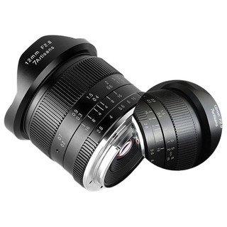 7artisans 七工匠 12mm F2.8 广角定焦镜头 Micro 4/3卡口 77mm