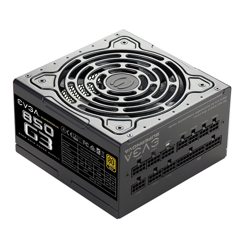 EVGA 850 G3 金牌（90%）全模组ATX电源 850W