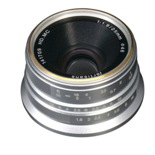 7artisans 七工匠 25mm F1.8手动镜头适用于富士索尼奥巴松下微单卡口