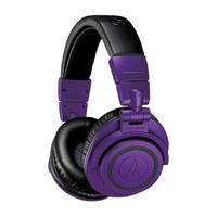 audio-technica 铁三角 ATH-M50XBT 耳罩式头戴式监听耳机 紫色