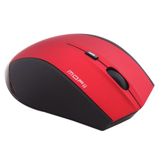MOFii 摩天手 G52 2.4G无线鼠标 1600DPI 可乐红