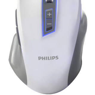 PHILIPS 飞利浦 SPK9201 有线鼠标 4000DPI 白色