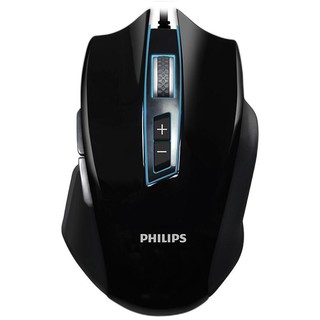 PHILIPS 飞利浦 SPK9401B 有线鼠标 4000DPI 黑色