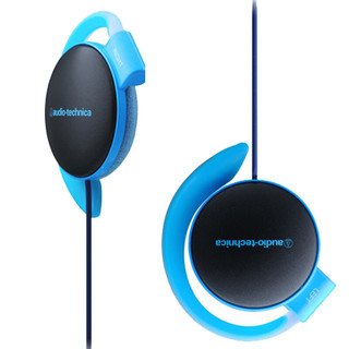 铁三角 ATH-EQ500 压耳式挂耳式动圈有线耳机 蓝色 3.5mm
