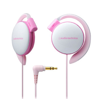 audio-technica 铁三角 EQ500 压耳式挂耳式动圈有线耳机 浅粉色 3.5mm