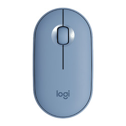 logitech 罗技 双模无线鼠标 1000DPI 雾霭蓝