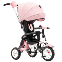 Little Tiger 小虎子 MOFY系列 T300-6A 儿童三轮车 樱花粉 折叠款