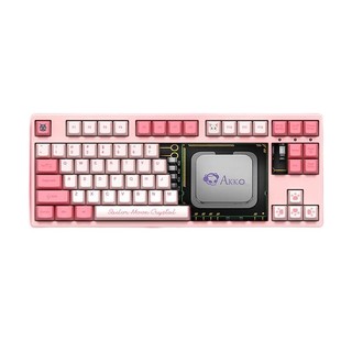 Akko 艾酷 3087 美少女战士 87键 有线机械键盘 粉色 Cherry青轴 无光