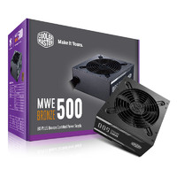 PLUS会员：COOLER MASTER 酷冷至尊 MWE 500 直出 电脑电源 500W 非模组化