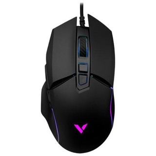 RAPOO 雷柏 V300 有线鼠标 5000DPI RGB 黑色