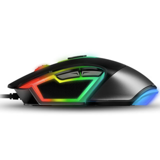 RAPOO 雷柏 V302 有线鼠标 7000DPI RGB 黑色