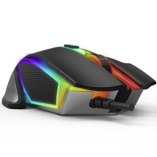 RAPOO 雷柏 V302 有线鼠标 7000DPI RGB 黑色