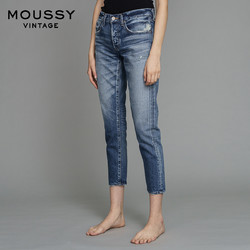 MOUSSY 摩西 Vintage女装 2020秋季新品牛仔裤025DAC11-1350
