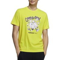 adidas NEO M FD TEE 2 男子运动T恤 H45096 黄色 XL