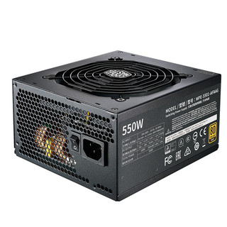 COOLER MASTER 酷冷至尊 MWE550 V2 金牌（90%）全模组ATX电源 550W