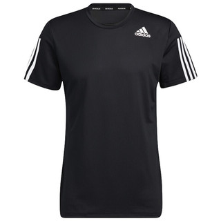 adidas 阿迪达斯 AERO3S TEE PB 男子运动T恤 GQ2159 黑色 M