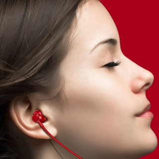 硕图 Z6 半入耳式颈挂式主动降噪蓝牙耳机 红色