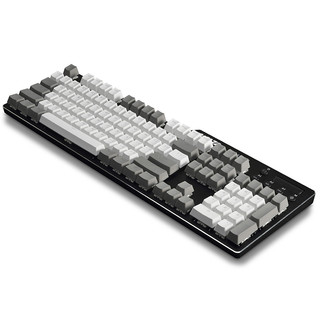 AJAZZ 黑爵 刺客Ⅱ AK35i 104键 有线机械键盘 灰白 国产茶轴 单光