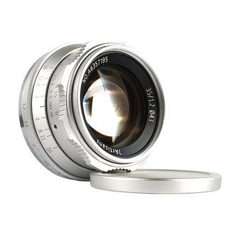 7artisans 七工匠 MF 35mm F1.2 广角定焦镜头 佳能EF-M卡口 43mm 黑色