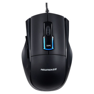 newmen新贵猎鲨豹3000有线鼠标1600dpi黑色