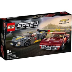 LEGO 乐高 Speed超级赛车系列 76903 雪佛兰 Corvette C8.R Race Car and 1968 Chevrolet Corvette