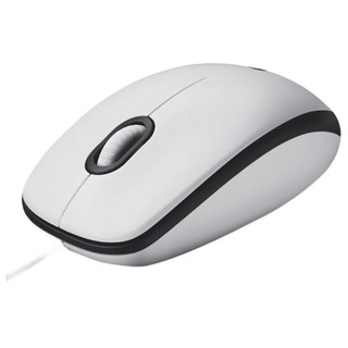 logitech 罗技 M100r 有线鼠标 1000DPI 白色